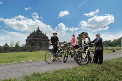 borobudur sunrise from top of temple,prambanan cyling and visit the temple - After Sunrise: Temples, Then Time to Bike Through Real Fields