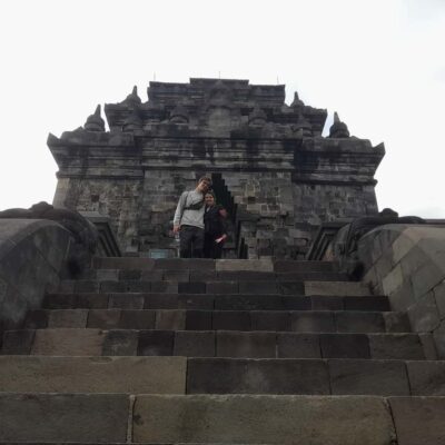 Borobudur sunrise in Stumbu Hill, Chicken Church, Borobudur - Punthuk Setumbu sunrise: the view without temple-top access