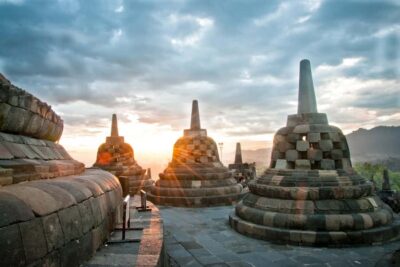 Borobudur Sunrise, Merapi Volcano & Prambanan Full Day Tour - Borobudur early entry: climb-up access and guide help