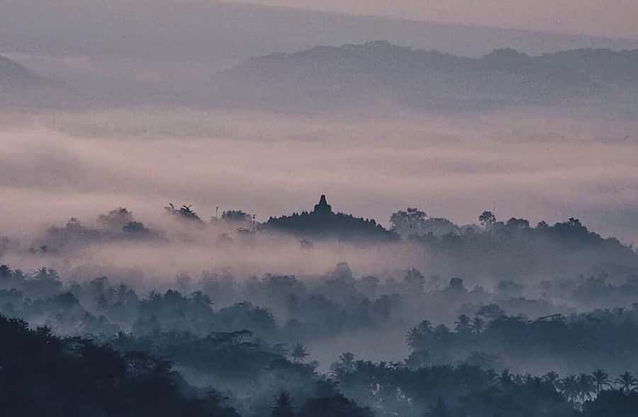 Sunrise Setumbu, Borobudur structure climbing and Prambanan - Sunrise At Setumbu Hill: A Clock-Ticket View, Not a Guarantee