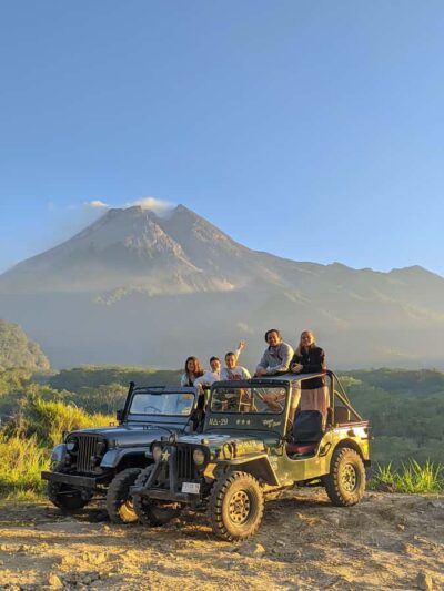Yogyakarta Jeep 4wd Merapi lava Tour Adventure - Stop at Mount Merapi: the sightseeing window that shapes the day