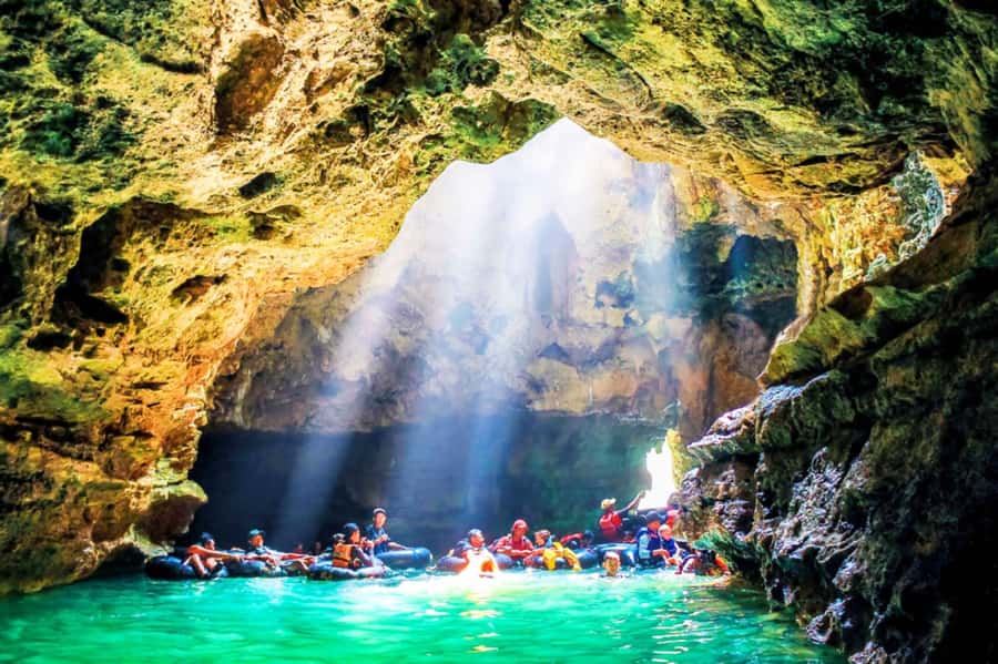 Yogyakarta: Jomblang Cave & Pindul Cave with Donut Boat Ride - Jomblang Cave: the 50-meter rappel and the moment the light appears