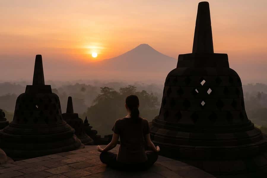 Yogyakarta: Sunrise setumbu, Borobudur and Prambanan Tour - Borobudur Temple guided tour: how to see more than the obvious